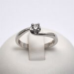 Anello Solitario con Diamante 0.23ct Giorgio Visconti