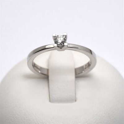 144 anello solitario prezzo proposta di matrimonio diamante oro bianco giorgio visconti ab preziosi balzano AB12273B