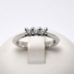 Anello in Oro Trilogy di Diamanti 0.25ct Giorgio Visconti