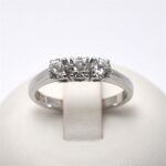 Anello Trilogy in Oro e Diamanti 0.78ct Giorgio Visconti