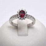Anello in Oro con Diamanti 0.43ct e Rubino 0.55ct Giorgio Visconti