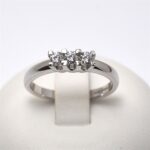 Anello in Oro Trilogy di Diamanti 0.31ct Giorgio Visconti
