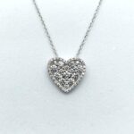 Girocollo Cuore in Oro con Diamanti 0.63ct Giorgio Visconti