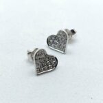 Orecchini Cuore in Oro con Diamanti 0.39ct Giorgio Visconti
