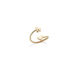Anello Aperto in Oro Giallo con Bimbo e Cuore Le Bebé - Les Petites