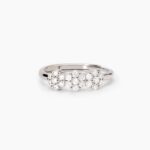 Anello in Argento con Elementi Fiore Donna Mabina
