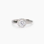 Anello in Argento con Zirconi Bianchi Donna Mabina