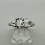 Anello in Oro 18kt con Lettera G in Diamanti - Lucciole