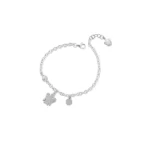 Bracciale Rolò con Angelo e Cerchio in Pavè di Zirconi Donna R. Giannotti