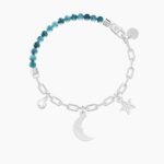 Bracciale Kidult Donna con Catena, Pietre e Ciondoli