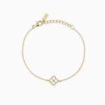 Bracciale con Elemento Fiore in Zirconi Donna Mabina