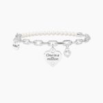 Bracciale Donna Kidult Perle e Catena Cuore | One in a Million - Love