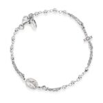 Bracciale Rosario con Croce in Zirconi Argento Donna Amen