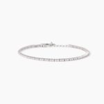 Bracciale Tennis con Zirconi Bianchi Uomo Mabina