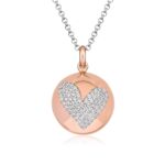 Collana Chiama Angeli Rosè con Cuore in Pavè Donna R. Giannotti