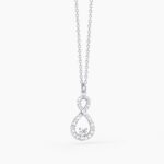 Collana in Argento con Punto Luce e Infinito Donna Mabina