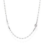 Girocollo Rosario con Grani Sfaccettati in Argento Donna Amen
