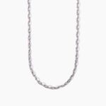 Collana in Argento Maglia Traversino Uomo Mabina