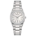 Orologio Bulova Solo Tempo Madreperla Surveyor Lady Diamanti Donna 96R245