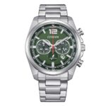 Orologio Eco Drive Crono Verde Uomo Citizen Racing CA4640-50X