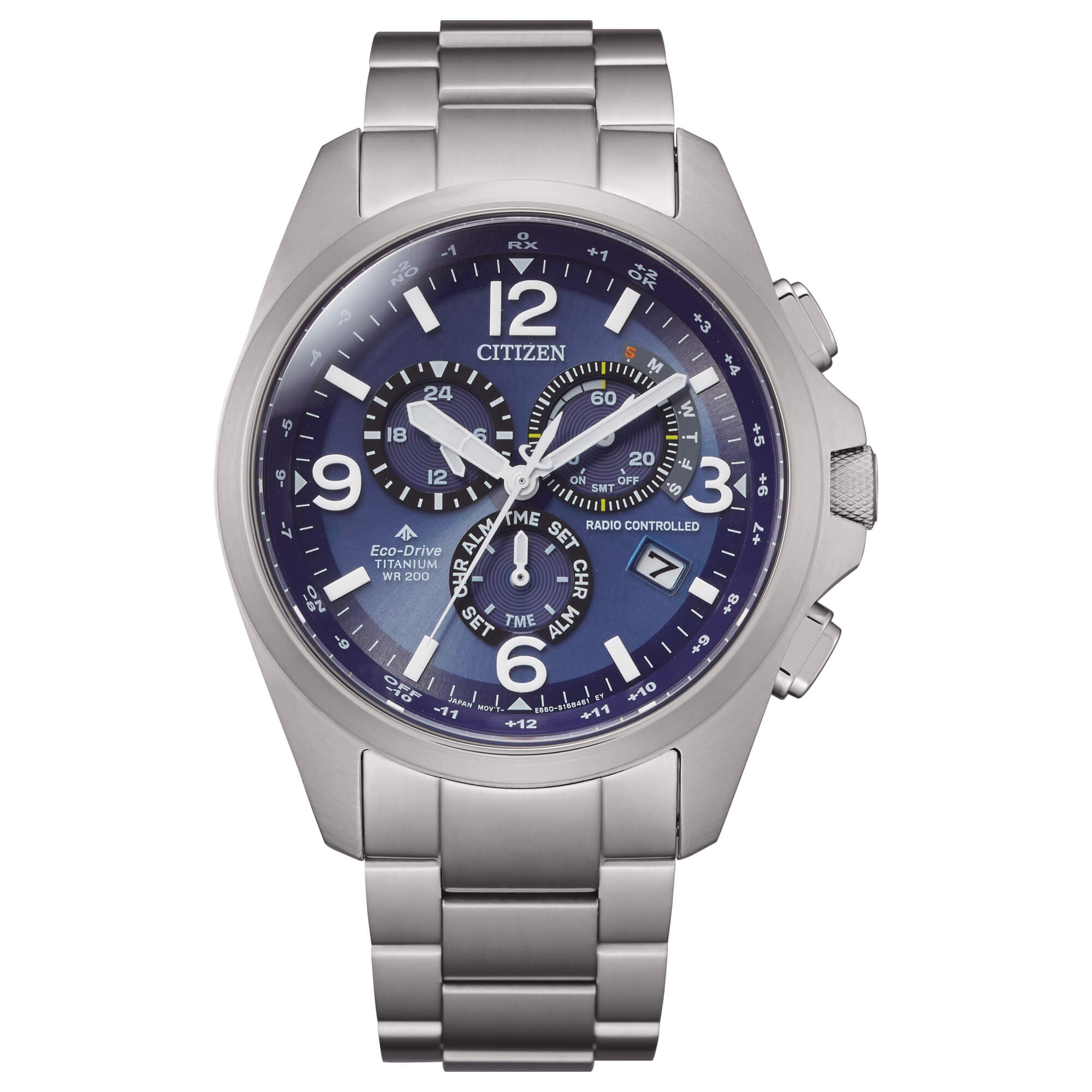 Orologio-Citizen-Promaster-Crono-Radio-Controllato-CB5930-82L.jpg Orologio Crono Promaster Radiocontrollato Eco Drive Blu Uomo Citizen CB5930-82L - immagine 1