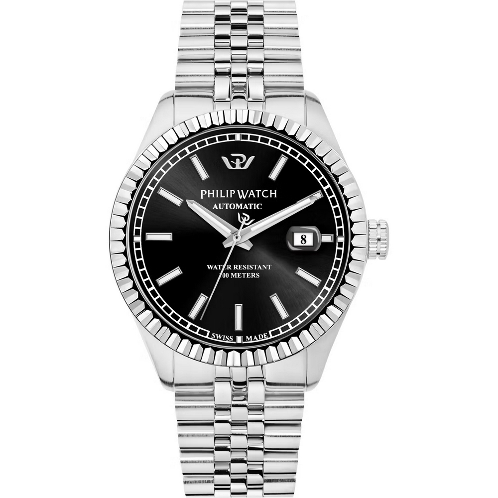 Orologio-Philip-Watch-Uomo-Automatico-Nero-R8223597023-Prezzo-1.jpg Orologio Solo Tempo Automatico Nero Uomo Philip Watch Caribe R8223597023 - immagine 1