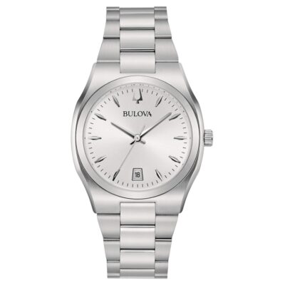 Orologio bulova donna surveyor lady bianco 96M156
