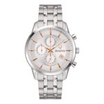 Orologio Bulova Sutton Chrono Silver Indici Rosè Uomo 96B411