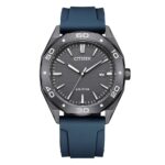 Orologio Gomma Blu Grigio Uomo Citizen Metropolitan Sport BM7638-02H