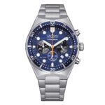 Orologio Crono Quadrante Blu Aqua39 Uomo Vagary By Citizen