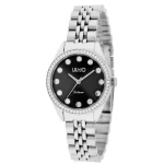 Orologio Jubilee Silver Solo Tempo Nero con Donna Liujo TLJ2253