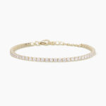 Bracciale Tennis Dorato con Zirconi Donna Mabina