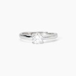 Anello Regolabile Solitario 6.5mm in Argento Donna Mabina