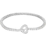 Bracciale Tennis con Zirconi Bianchi e Chiusura a Cuore Donna Mabina