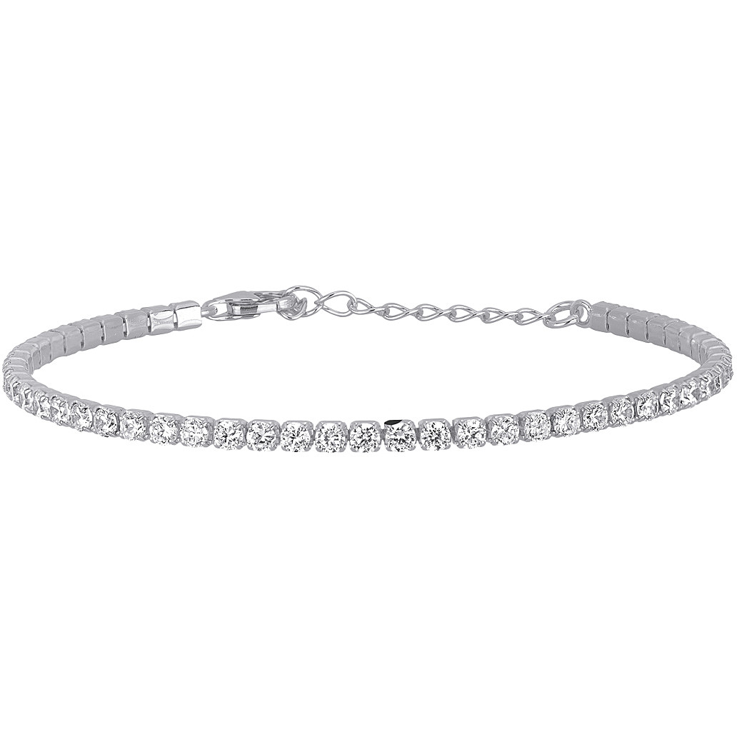 bracciale-donna-gioielli-mabina-gioielli-533285_467032.jpg Bracciale Tennis con Zirconi Bianchi 2.5mm Donna Mabina - immagine 1