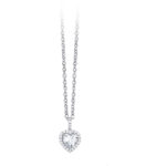 Collana con Ciondolo a Cuore Donna Contornato Mabina