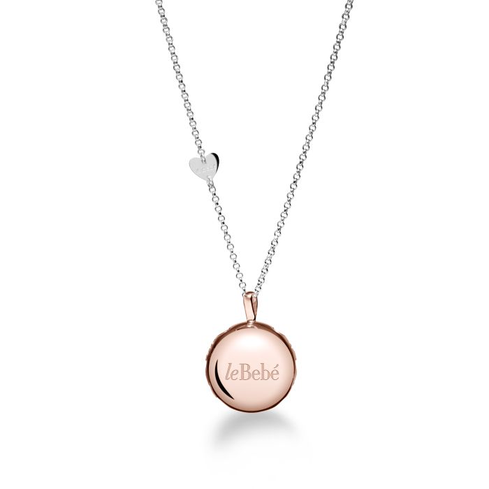 snm012_ag925_plcaur_01.jpg Collana con Ciondolo Tondo Rosè Suonamore Donna Le Bebé - Le Lune - immagine 1