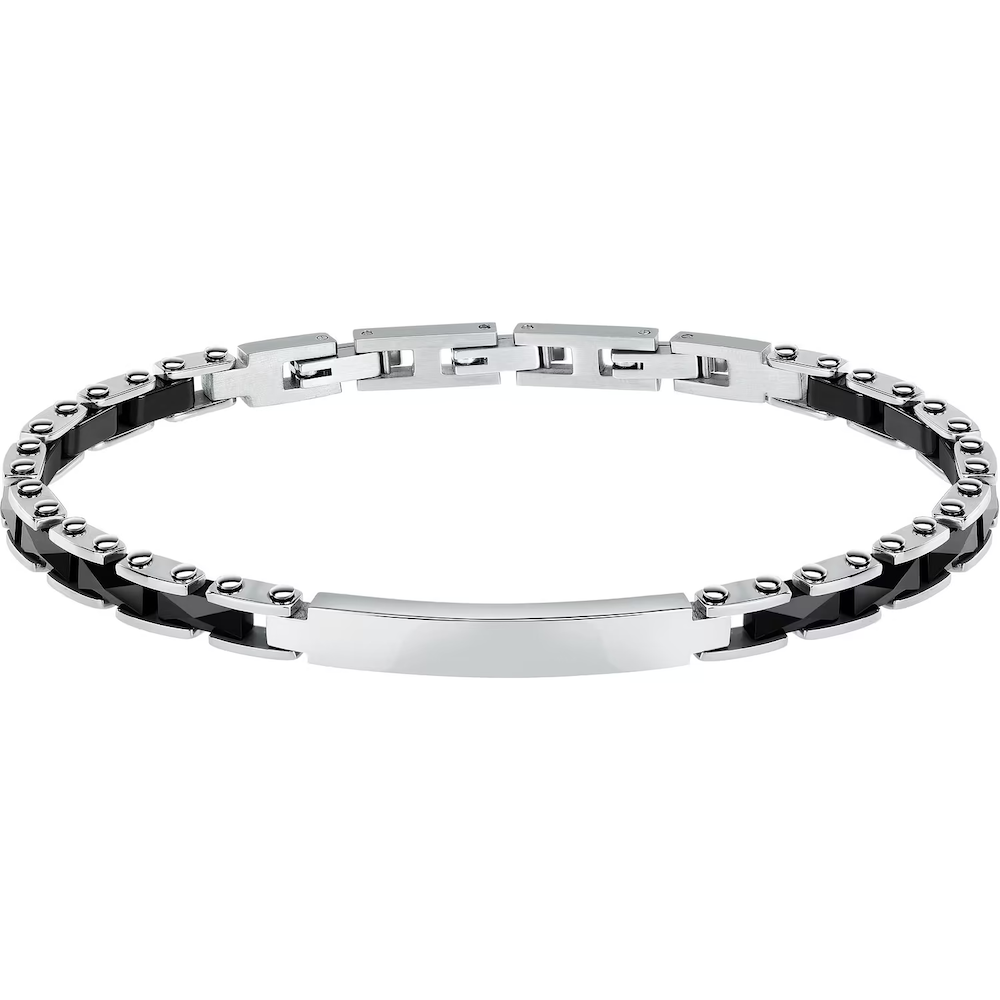 Bracciale-con-piastra-centrale-e-ceramica-nera-uomo-sector-idea-regalo-per-lui-SAFR35-.png Bracciale Piastra Centrale e Ceramica Nera Uomo Sector Marine - immagine 1