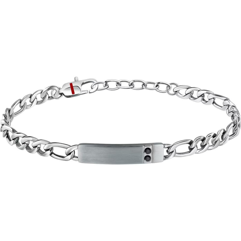 Bracciale-groumette-con-piastra-semplice-sector-uomo-SZS104-.png Bracciale in Acciaio Groumette con Piastra Uomo Sector - immagine 1
