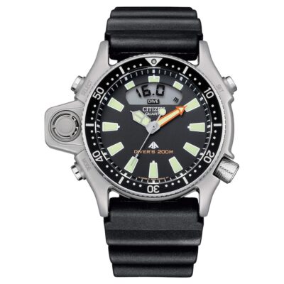 Orologio citizen aqualand promaster nero orologio per immersione subacquee JP2000 08E
