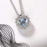Collana Cuore Acquamarina Giorgio Visconti