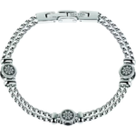 Bracciale Doppio Maglia Veneta con Timone Uomo Sector Marine