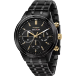 Orologio Crono Total Black con Dettagli Dotati Uomo Sector R3253540006