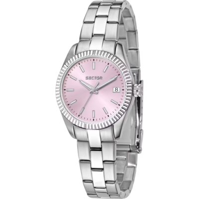 Orologio donna quadrante rosa maglia jubilee sector idea regalo per lei R3253240516