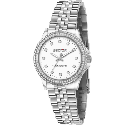 Orologio jubilee donna solo tempo con pietre sector idea regalo per lui R3253161538