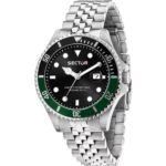 Orologio Solo Tempo Ghiera Nero Verde Jubilee Uomo Sector R3253161052