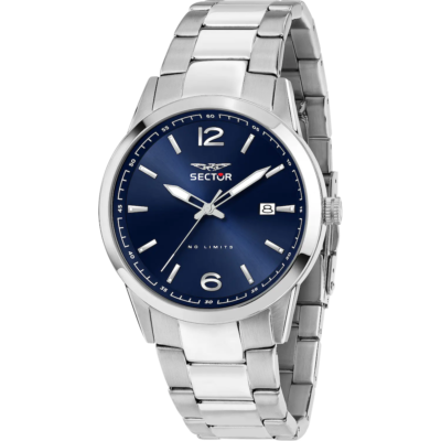 Orologio uomo csolo tempo classico quadrante blu idea regalo per lui sector R3253517028