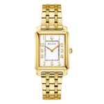Orologio Bulova Rettangolare Sutton Tank Dorato Donna 97L186