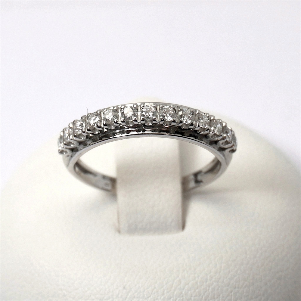 10 anello giorgio visconti veretta diamanti offerta gioielli donna ab preziosi balzano gioielleria bari AB15982C Anello Veretta di Diamanti 0.33ct Giorgio Visconti - immagine 1