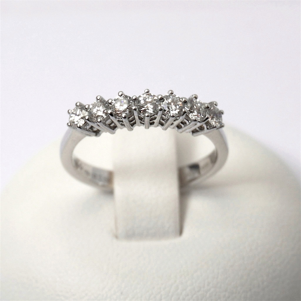 6 veretta diamanti visconti prezzo oro gioielli donna ab preziosi balzano gioielleria bari AB15907B Anello Veretta di Diamanti 0.56ct Giorgio Visconti - immagine 1